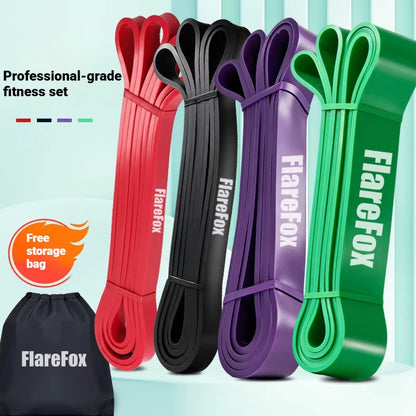 Fitness Resistance Bands Set Pull-Up Workout Assist Strap Yoga and Pilates Accessories Agility Training Gym Equipment for Home
