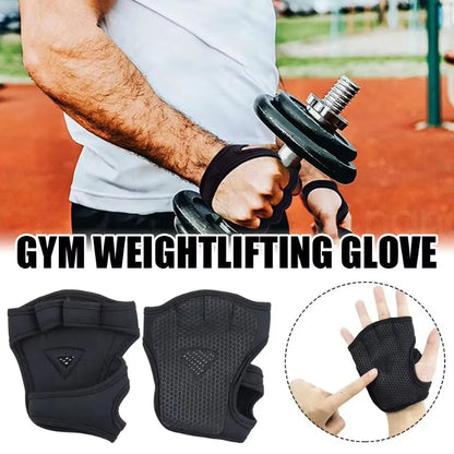 Hand Palm Protector Gym Fitness Gloves Bodybuilding Pads Dumbbell Training Weight Gloves Grips Power Lifting Workout H1E8