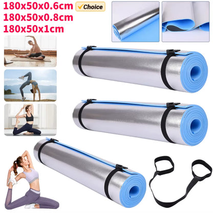 6/8/10MM Thick Yoga Mat Anti-Skid Sports Fitness Mat EVA Comfort Foam Yoga Matt for Exercise Yoga and Pilates Gymnastics Mat
