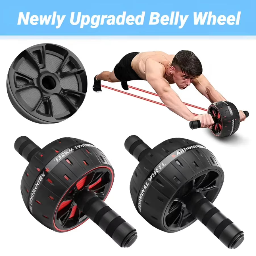 Big Roller for ABS Workout Wheel Exercise Equipment Core Abdominal Home Gym Muscle Device Fitness Men and Women Weight Loss