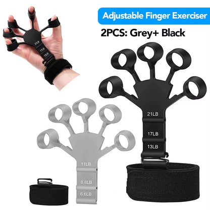5-60Kg Adjustable Heavy Hand Gripper Fitness Hand Exerciser Grip Wrist Training Finger Gripper Hand Strengthener for Patient